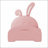 Twin Size Upholstered Rabbit-Shape Princess Bed With Headboard And Footboard, Pink, Ideal For Children's Rooms And Sparking Imagination-2088757659