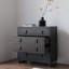 Armoire d'entrée vintage à quatre tiroirs Mid-Century-1377114655