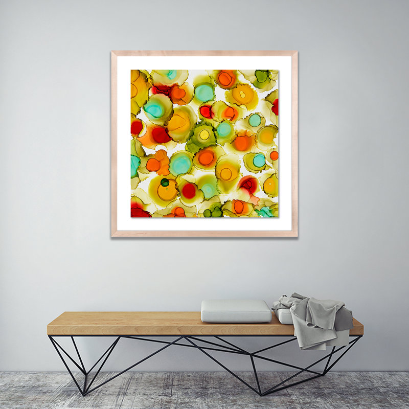 Collide Print by Julie Pelaez, Natural, 48" H x 48" W x 2.5" D