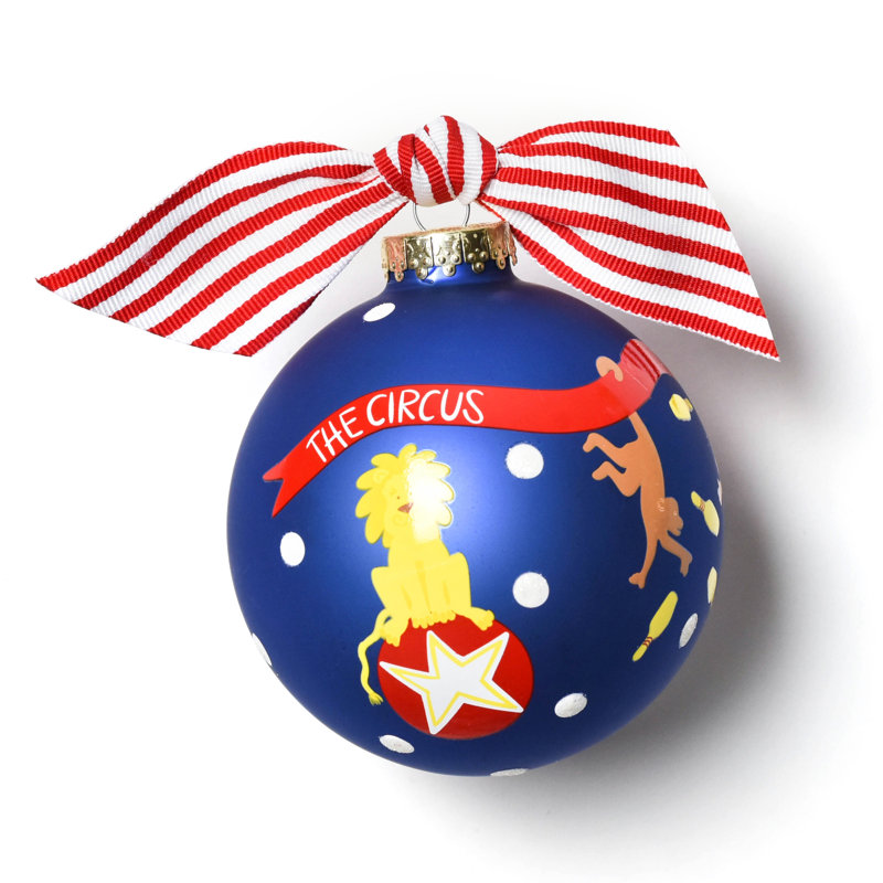 3.94'' Glass People Ball Ornament