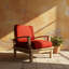 Brianna Outdoor Teak Lounge Chair-1004732469