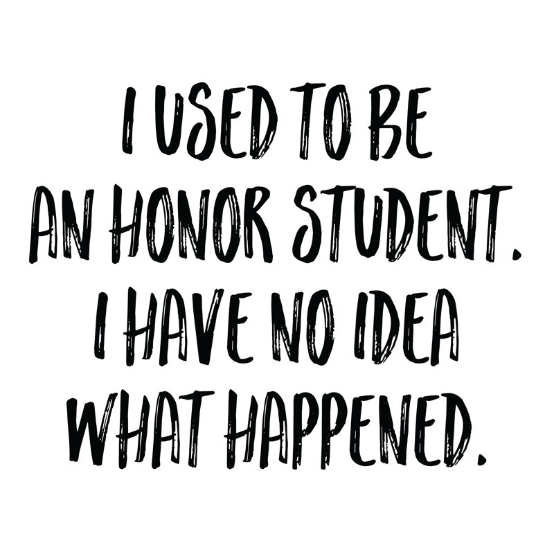 Honor Student - Wrapped Canvas Print, 30cm H x 30cm W x 3.8cm D