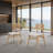 Upholstered Solid Wood Dining Chair-1793538424