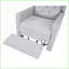 Recliners Manual Swivel Glider Chair with Diamond Tufting | Light Grey Fabric