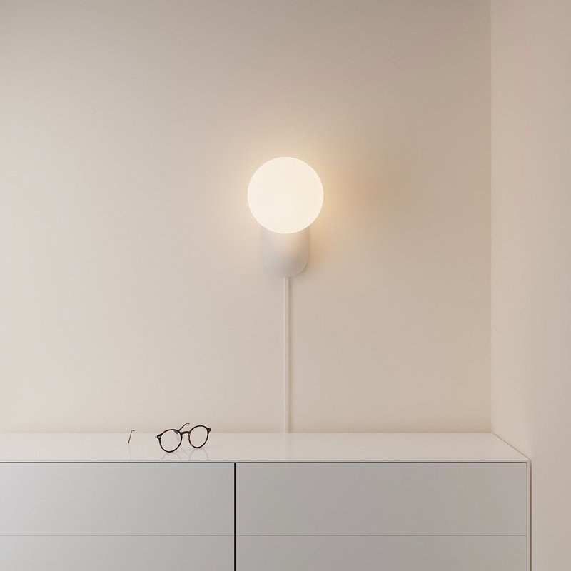 Cantilever Wall Light, Stone