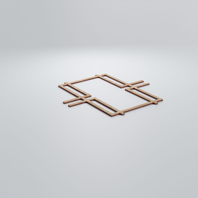 Panneaux muraux en bois Granby, Chêne rouge, H 11 3/8 po x l 11 3/8 po x P 3/8 po