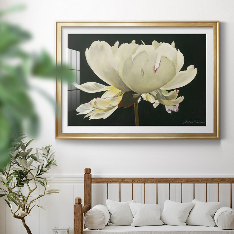Aglow - Impression de cadre photo sur papier, Encadrement doré, H 26,5 po x l 36,5 po x P 1,5 po