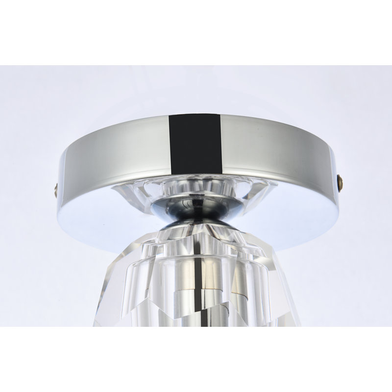 Plafonnier encastré 4 lumières Arlillian, Chrome