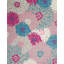 Tapis gris / rose / bleu à motif floral Carollee-25564878