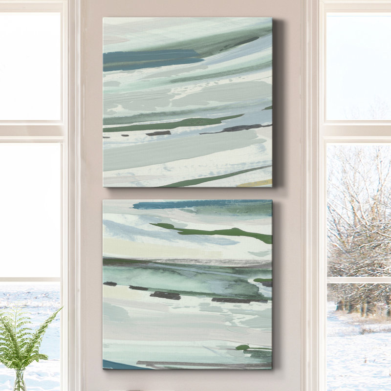 Upstate I - 2 Piece Print, 10" H x 20" W x 1" D, Wrapped Canvas