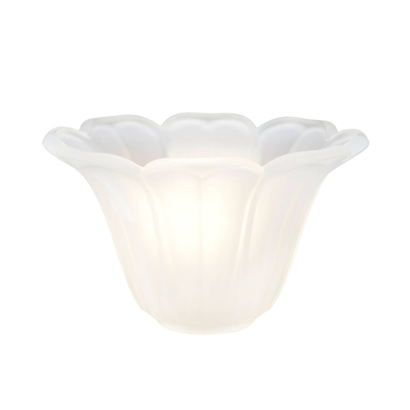 Abat-jour en verre 4,66 po H