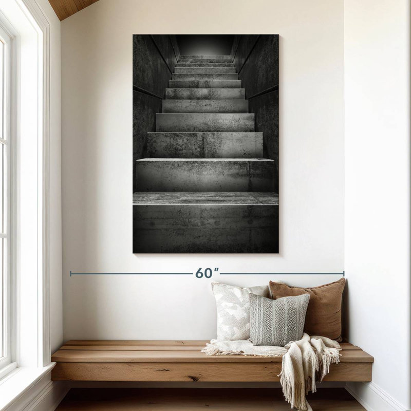 Lilie Dark Stairs, 48" H x 32" W