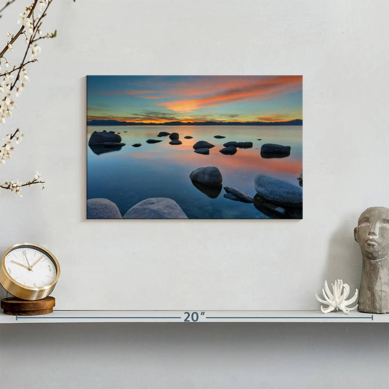Alvord Chimney Beach At Sunset
