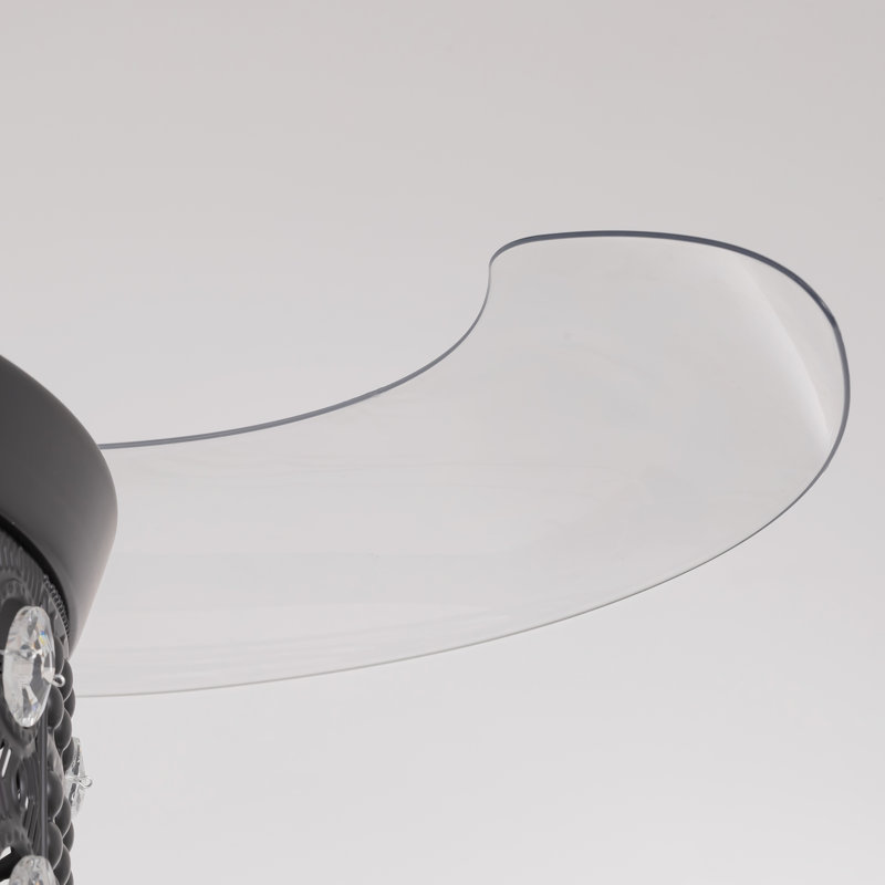 Ventilateur de plafond 48 po avec télécommande et pales rétractables