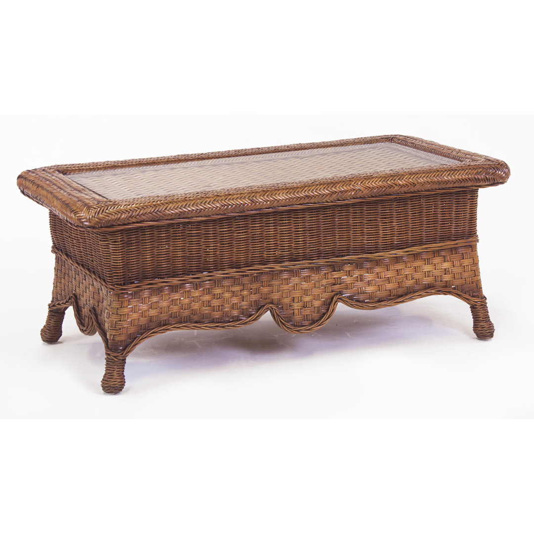 Stowell Glass Top Coffee Table Bay Isle Home™