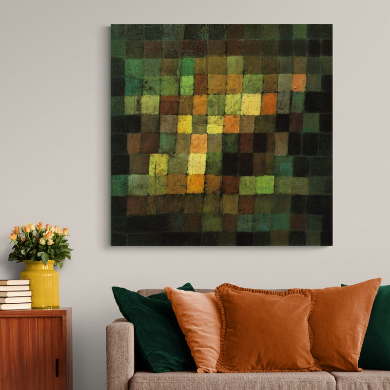 Ancient Sound by Paul Klee - Wrapped Canvas Print, 51cm H x 51cm W