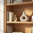 Elara 9" Textured Sculptural Donut Vase (White)-1288351244-1288351245