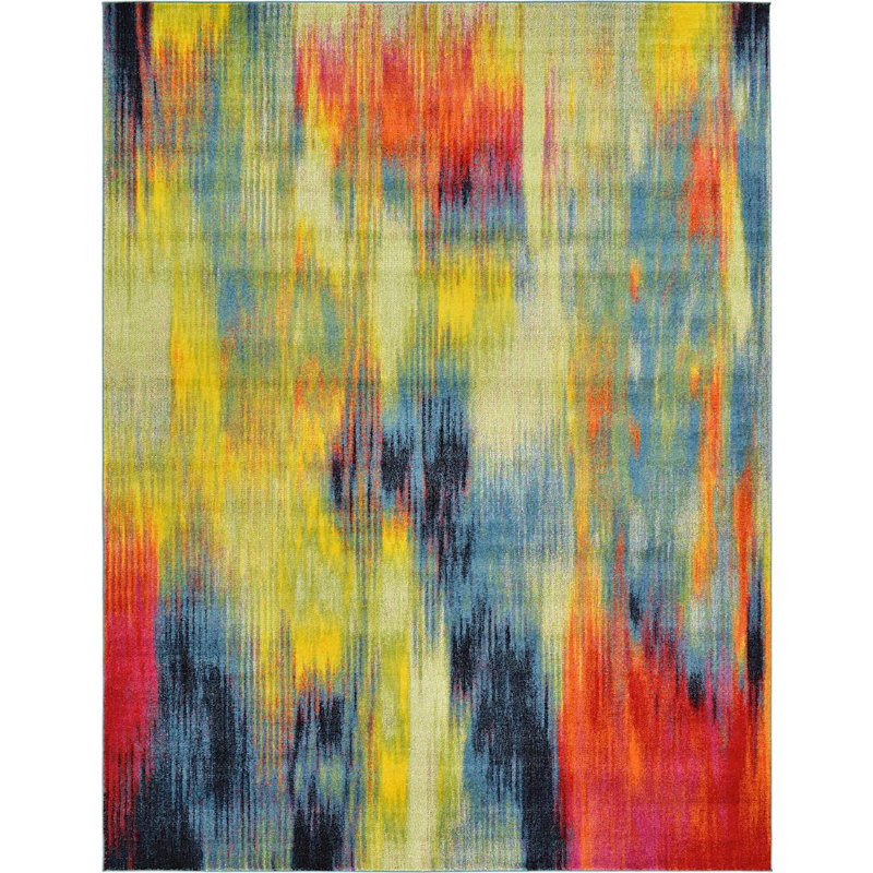 Tanguay Abstract Indoor Rug, Rectangle 9' x 12'