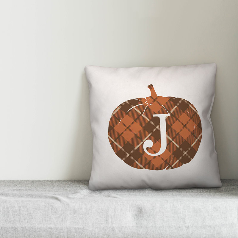 Throw Pillow, J