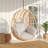Outdoor Natural Wicker Swing Chair (Chair Only, No Stand, No Chains) - Basket with Cushion Included-1693033021-1693033020