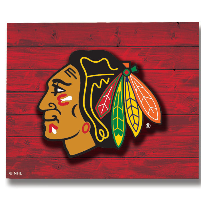 Décoration murale éclairée NHL, Blackhawks de Chicago