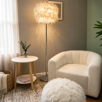 Aveline Swivel Teddy Lounge Chair