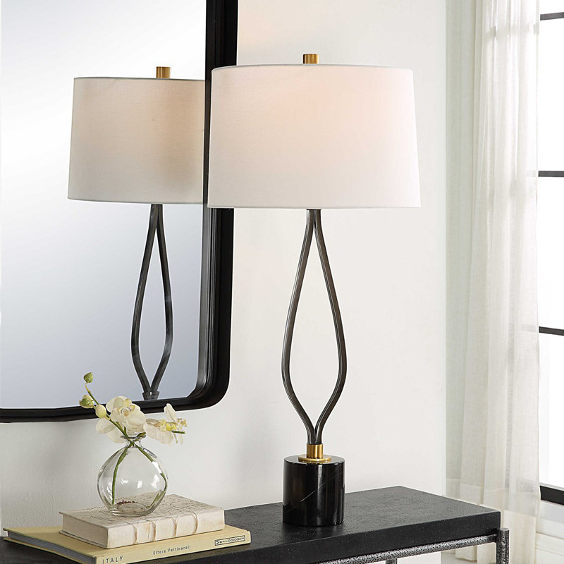 Lampe de table en marbre Kewell