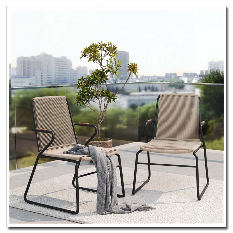 Iron Frame Moonstone Chair Durable Matte Finish