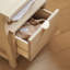 Pola 45cm W Solid Wood Bedside Table