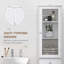 Armoire de rangement mince pour salle de bain