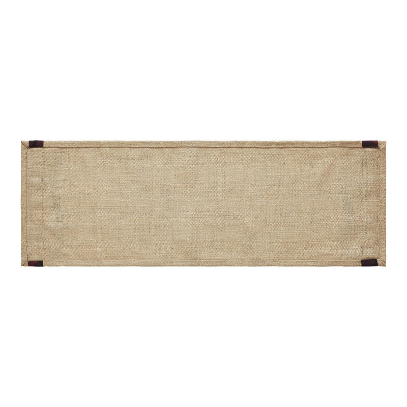Arjon Rectangle Cotton Table Runner, 36" x 12"