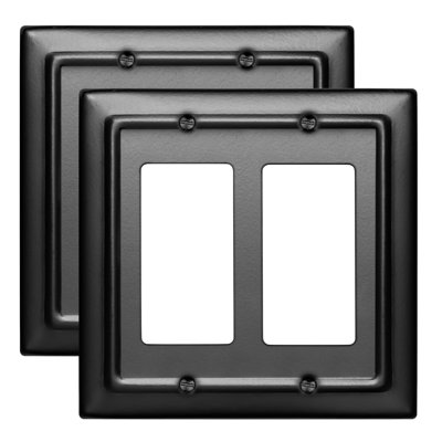 Architectural 2-Gang Rocker Standard Wall Plate