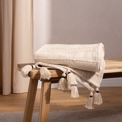 Caliche Textural Weaves Throw Blanket