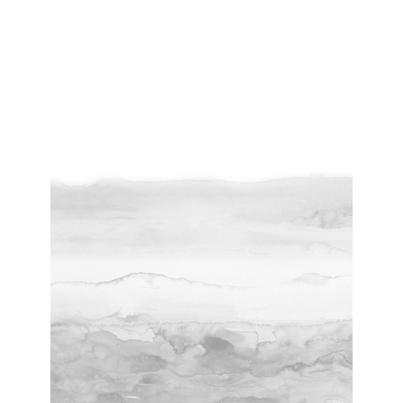 Gris délavé - peinture sur toile tendue, H 48 po x l 36 po