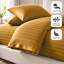 Microfiber Striped Duvet Cover Set with Pillowcases Included-117990078-117990082