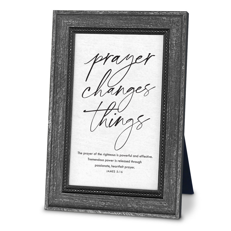 Plaque de prière qui change les choses James 5: 16