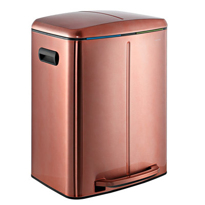 Step On Multi-Compartment Trash/Recycling Bins - 10.6 Gallons