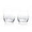 Set of 2 Stemless Wine Glasses