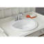 Modesto Ceramic Circular Drop-In Bathroom Sink-1246935996