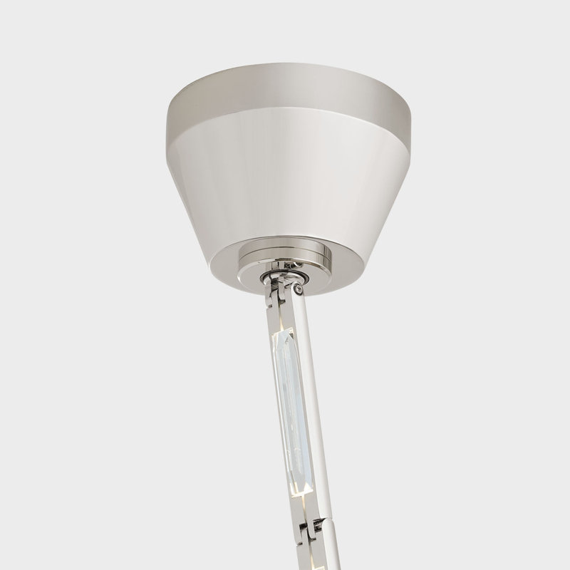 Catena 118 Chandelier, 3000 Kelvins, Surface, Polished Nickel