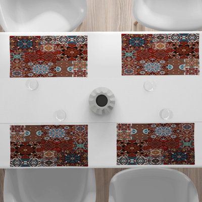 Polyester Abstract Rectangle Placemat