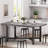 Aveline Extendable Dining Table 47" To 63" - Expandable Table With X-Brace Metal Legs, Smooth Glide Mechanism, Seats 6-8, Space Saving For Small Areas-1729378922
