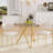 35.4-Inch Round Tempered Glass Dining Table, Suitable For 1-4 People, Space-Saving Small Kitchen Dining Table, Equipped With Sturdy Metal Table Legs, Suitable For Dining Room, Living Room,Gold