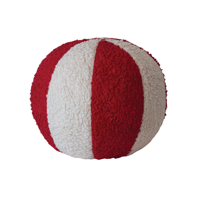 Cotton Sherpa Throw Pillow