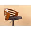 Tabouret de bar pivotant en bois-1095213698