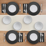 Grayson 12-Piece Stoneware Dinnerware Set, Service for 4