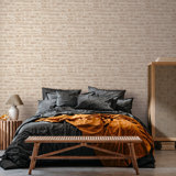 Bricks and More Collection Rocky Brick Motif Wallpaper Roll