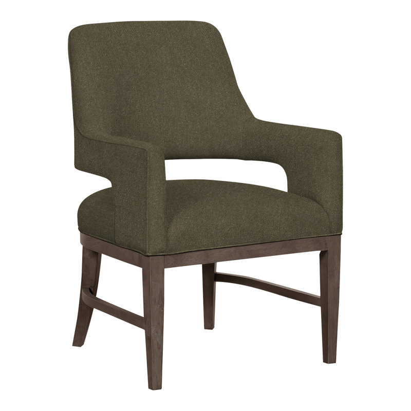 Chaise avec accoudoirs Josie Grande, Perigold Banks Balsam, Mica