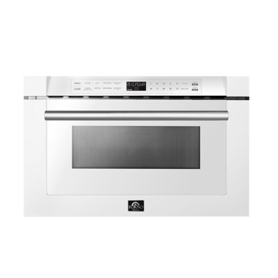 Tiroir à micro-ondes 24 po Forno Espresso Capoliveri, blanc, 1,2 pi³, 900 watts
