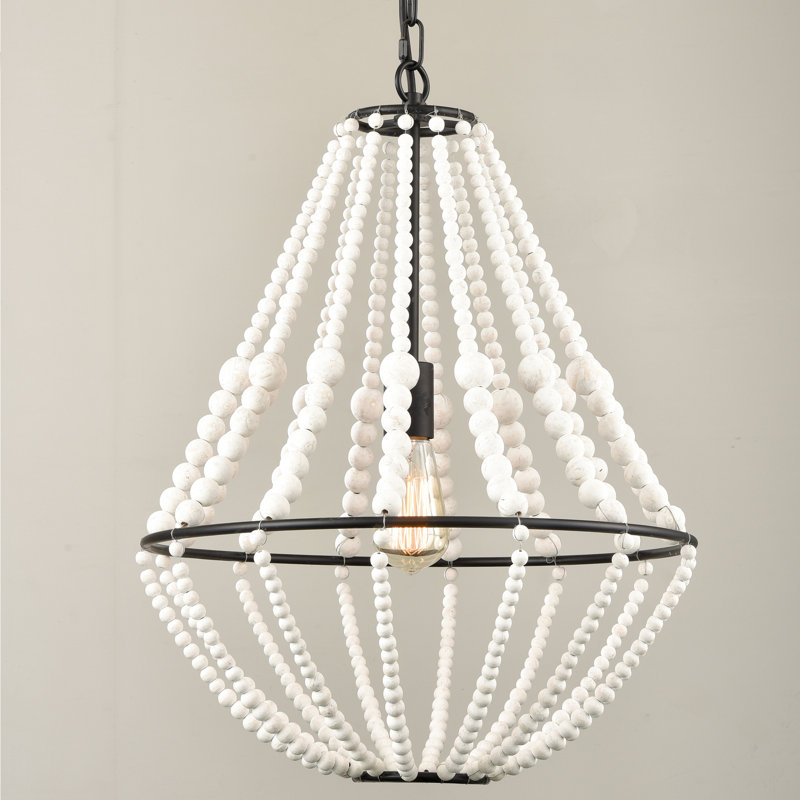 Lustre à 1 lumière avec accents de cristal Ariana